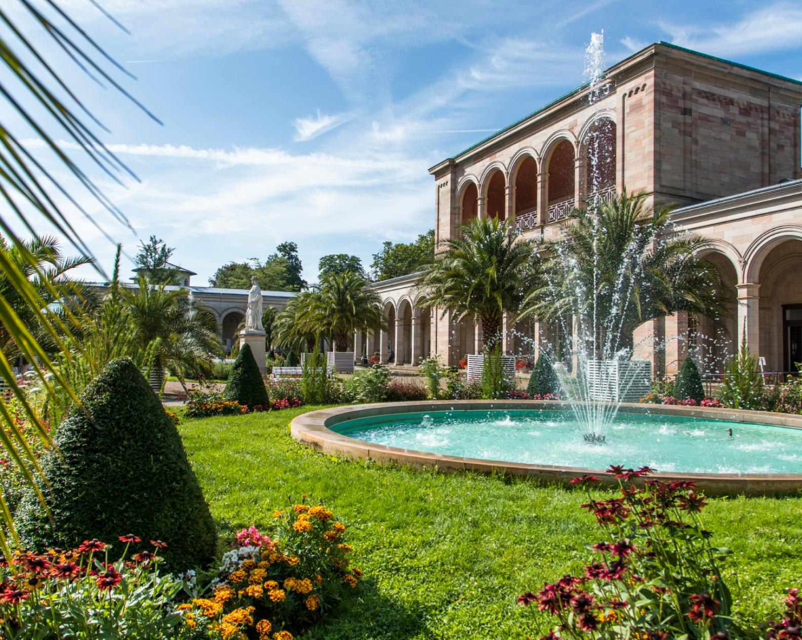 Kurparl Bad Kissingen im Sommer