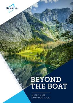 Poster for catalog - Beyond the boat - River cruise extension tours in Bavaria | 2021